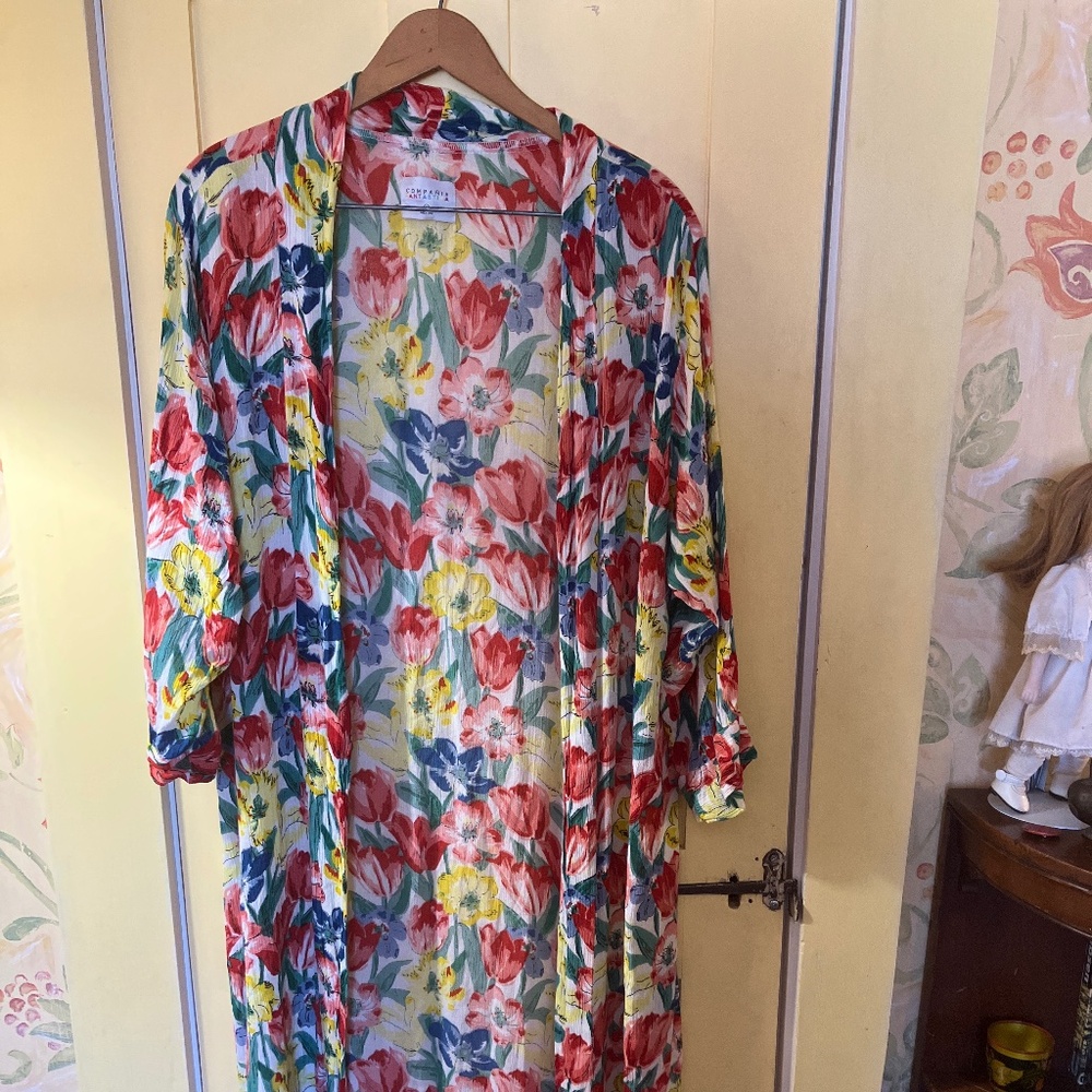 Compañía Fantástica viscose floral robe